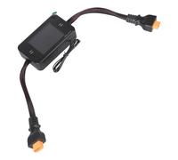 Medidor de corriente eléctrica de dirección con pantalla LCD Probador de vehículos eléctricos fácil de transportar para energía exterior Multímetro digital de precisión con registrador de