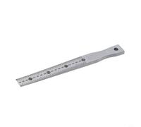 Medidor de cuña de soldadura con acabado cromado, herramienta de precisión para construcción y trabajo automático, rango de 0.2-4 mm