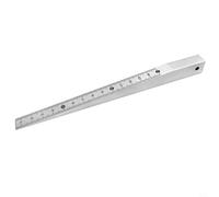 Medidor de cuña de soldadura, herramienta de medición de huecos cónicos de acero al carbono para ranuras y huecos (1-15 mm)