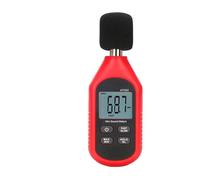 medidor de decibelios, Mini medidor de nivel sonido digital 30~130 dB con pantalla LCD, modo máximo/mínimo y función retención datos