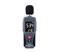 Medidor de decibelios, Sonómetro digital de 30-130 dB con retroiluminación LCD y medidor ruido