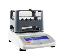 Medidor de densidad para oro, plata, platino, precisión de 0,01 g, capacidad de 1200 g, kit de prueba digital automático de oro para un análisis preciso de la pureza del metal