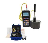 Medidor de dureza leeb portátil Metales,instrumento durómetro con sensor 170 a 960 HLD,Probador durómetro metales HL,HB,HRB,HRC,HRA,HV,HS,dispositivo impacto estándar tipo D Bloque para metal 360 °