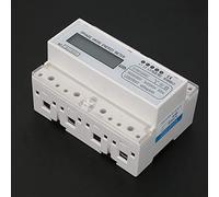 Medidor de Electricidad Trifásico, 20-80A Pantalla Digital | Pantalla LCD, montaje en carril DIN, compatible con salida de impulsos, compatible con IEC 62053, diseño robusto