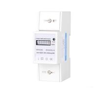 Medidor de energía analógico monofásico 230V 80A Entrada de CA Salida de pulso Aislamiento óptico Riel DIN Montaje 10 a 50 C Entorno de funcionamiento
