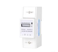 Medidor de energía analógico monofásico de 230 V 80 A Salida de pulso Acoplamiento óptico Aislamiento Montaje en riel DIN Monitoreo de energía hasta 999999.9 kWh