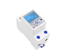 Medidor de energía Digital LCD monofásico, reinicio de voltaje cero kWh, contador de consumo de energía, vatímetro eléctrico de 220V, carril Din