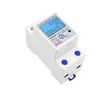 Medidor de energía Digital LCD monofásico, reinicio de voltaje cero kWh, contador de consumo de energía, vatímetro eléctrico de 220V, carril Din