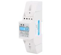 Medidor de Energía Digital Monofásico 10(40) A, Xtm35Sa Medidor de Electricidad Monofásico 2P Con Riel Din Medidor de Potencia Lcd, Monitor de Consumo de Energía Doméstico en Kwh