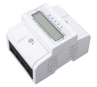 Medidor de energía digital, pantalla LCD de 8 dígitos, voltaje: 3 x 230/400V, corriente máxima: 100 A, corriente mínima: 10 A, frecuencia: 50 Hz