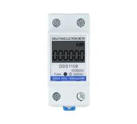 Medidor de energía eléctrica monofásico LCD KWH AC medidor Digital de vatios-hora 220V 60A vatímetro eléctrico de consumo de energía actual