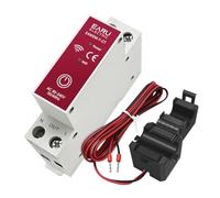 Medidor de energía inteligente Tuya WiFi 80-240V 63A con pinza de transformador de corriente KWh Monitor de potencia de voltaje y corriente Dispositivo de estadísticas de electricidad Riel DIN