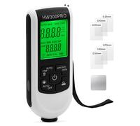 Medidor de espesor de pintura digital, medidor de espesor de recubrimiento para automóviles con cable portátil, medidor de espesor de pintura de 0 a 2000 µm, medidor de espesor de capa de pintura para