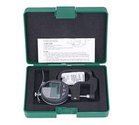 Medidor de espesor PolyGen con rango de medición de 0 a 0,5 pulgadas, precisión de 0,00005 pulgadas, micrómetro de espesor con pantalla digital para cuero, esponja y alambre