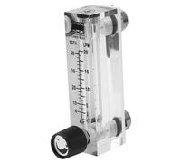 Medidor de flujo de gas ajustable LZM-6T Tipo de panel Medidor de flujo Instrumento Latón hembra BSP1 / 4 "para oxígeno/aire/gas 2-20LPM / 4-40SCFH