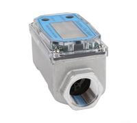 Medidor de flujo de turbina portátil 3/4 NPT Construcción de aleación de aluminio Pantalla digital para medición de líquidos agrícolas automotrices