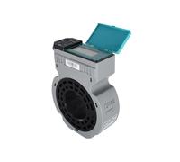 Medidor de flujo, Medidor de agua ultrasónico alimentado por batería DN50 DN65 DN80 DN100 DN125 DN150 mm Caudalímetro digital RS485 IP68 Tipo sándwich(DN80)