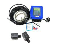 medidor de flujo, Medidor de flujo agua montado en la pared TUF-2000B Transductor TS-2/TM-1-HT Sensor abrazadera almacenamiento SD opcional Caudalímetro ultrasónico for líquidos