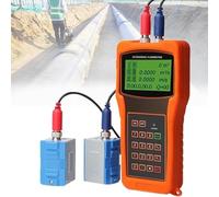 Medidor de Flujo Ultrasónico Portátil, Caudalímetro Digital Líquidos, Transductores TS-2, TM-1, TL-1 Alta y Baja Temperatura, Registro 2000 Datos, Pantalla LCD, Precisión ±1%, DN15-DN6000