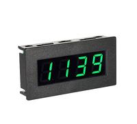 Medidor de Frecuencia Digital Velocímetro, DC 8 a 15 V 0,56 Pulgadas 5 a 9999 RPM Tacómetro de Frecuencia con Pantalla Digital de 4 LED, Pruebas Precisas, Lectura Clara, Fuerte