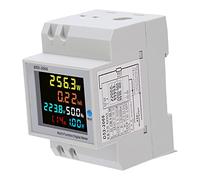 Medidor de hora D52-2066 vatios, pantalla LCD colorida con ángulo de visión completo, transformador integrado, monitoreo de voltaje de CA, corriente, potencia, para industria química, planta de
