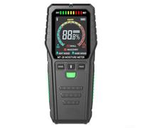 Medidor de humedad de madera sin pines, detector de humedad de paneles de yeso no invasivo para edificio de pared de madera blanda de madera dura con sistema de alarma LCD