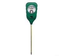 Medidor de humedad del suelo 3 en 1, probador de suelo para jardín, mide pH y niveles de nutrientes, no requiere batería, sonda de plantas para el cuidado de flores vegetales en interiores y