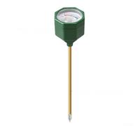 Medidor de humedad del suelo, probador de pH de doble función para plantar en granjas de jardín, no requiere batería, con sonda de metal sensible (modelo verde humedad)
