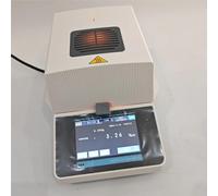 Medidor de Humedad, Medidor de humedad con calefacción halógena automática, analizador, probador de té, cereales, piensos, maíz, alimentos y plástico(110g/0.01g)
