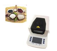 Medidor de Humedad, Medidor de humedad de calefacción halógena Digital, instrumento analizador de humedad de gránulos con rango de 50g for alimentos de té de grano de maíz, Etc.