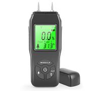 Medidor de Humedad, Medidor de humedad de madera digital con pantalla LCD, detector de contenido de agua de madera, detector de humedad de madera tipo clavija for mampostería de yeso