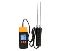 Medidor de humedad, Medidor digital de humedad madera (2-70%) con sonda prueba doble y detector