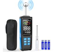 Medidor de Humedad MESTEK Humidímetros 20-40mm Detector de Humedad sin Pin Portátil Humedad Medición Digital Pantalla LCD Alarma para Madera, Paredes, Hormigón, Ladrillo y Materiales de Construcción