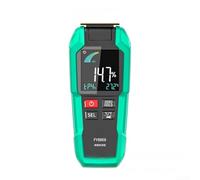 Medidor de humedad para madera FY8868 con pantalla a color, medición no destructiva 1-80%, tecnología de ondas electromagnéticas hasta 50 mm de profundidad, para madera para muebles de papel