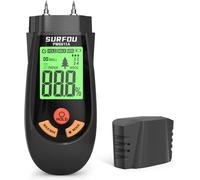 Medidor de humedad para pared, madera y papel, medidor digital con 3 modos, pantalla LED y alarma de 3 colores. Ideal para construcción, trabajos de bricolaje y reformas