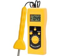Medidor de humedad, Probador de humedad alta frecuencia con pantalla LCD, medidor for suelo y, sonda sensora, detector retroiluminación