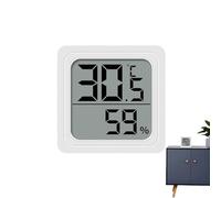 Medidor de Humedad y Temperatura - Pantalla Digital de Humedad y Temperatura - Sensor Alimentado por Baterías Fácil de Leer Preciso para Cocina Garaje Habitación Infantil Jardín Patio Salón
