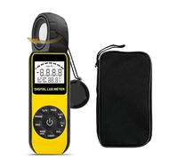 Medidor De Iluminancia/luz Digital Medidor De Temperatura Ambiente Portátil con Rango De hasta 300.000 Lux Luxómetro