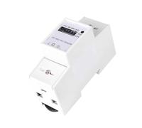 Medidor de Kwh en carril DIN, DDS529C Contador de energía eléctrica monofásico de 2 cables CA 230 V 5-80 A Medidor de medición de vatios analógico