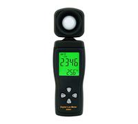 Medidor de Lux Medidor de iluminancia, medidor de luz, iluminador Digital, Instrumento de medición de Temperatura Ambiente de Mano, Sensor de luz Ambiental, Detector de energía Solar,