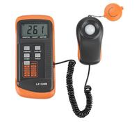 Medidor de luz Digital, Luxómetro Digital LX1330B con Pantalla LCD, luminómetro de Prueba 0 a 200 000 Lux para Plantas de Interior y jardín, fotografía