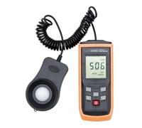 Medidor de luz Digital, Medidor De Luz Digital Portátil, Fotómetro LCD, Luminómetro Fotografía MAX Min 0-200000, Probador ómetro Iluminancia para Plantas de Interior y jardín, fotografía