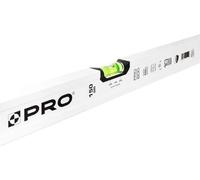 Medidor de nivel de agua de 150 cm con una inclinación del 2% - Diseño ergonómico y sistema ERS+ - Medición precisa - Tapones finales con amortiguadores antiimpacto - Blanco