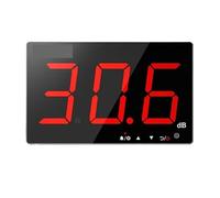 Medidor de nivel de sonido, Sonómetro digital de 30-130 dB, decibelímetro pared, detector ruido, profesional(525B)