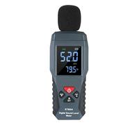 Medidor De Nivel Sonido Digital, Decibelios 30-130 DB, Sonómetro Con Retroiluminación LCD, Ruido Función Termómetro PrecisióN Extremadamente Alta