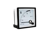 Medidor de panel SQ72-A 5A 10A 20A 30A 30/5 50/5 100/5 AC Amperímetro analógico cuadrado 72 * 72mm