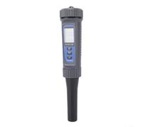 Medidor de pH de alimentos 4 en 1 mide la temperatura del pH para un analizador rápido de múltiples parámetros con calibración automática, probador digital portátil ABS para masa, carne, agua, queso