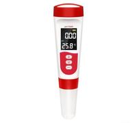 Medidor de pH digital 5 en 1 con guía de voz, probador de sal de piscina impermeable para piscinas, peceras, hidroponía, analizador preciso de calidad del agua