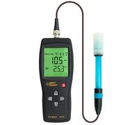 Medidor de pH digital, probador Probador calidad del agua alta precisión con rango medición 0-14 for el potable hogar, piscina, acuario, medidor temperatura AS218,Medición precisa