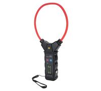 Medidor de pinzas para medir corrientes de hasta 5000A y 6000V, flexible, con retroiluminación LCD